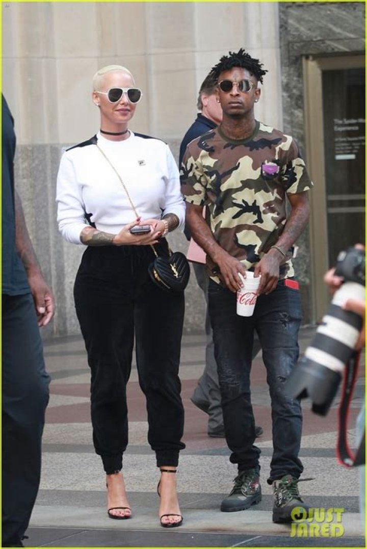 21 Savage, Amber Rose Harper's Bazaar ICONS party, Spring Summer 2018, New York Fashion Week, USA - 08 Sep 2017