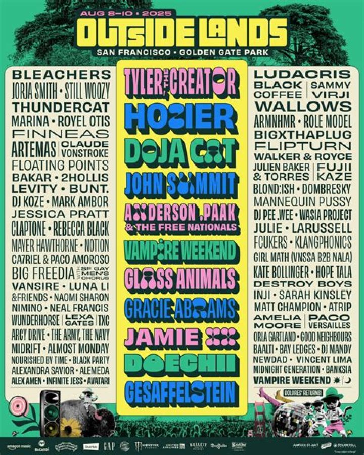 24KGoldnOutside Lands Music and Arts Festival, San Francisco, California, USA - 30 Oct 2021