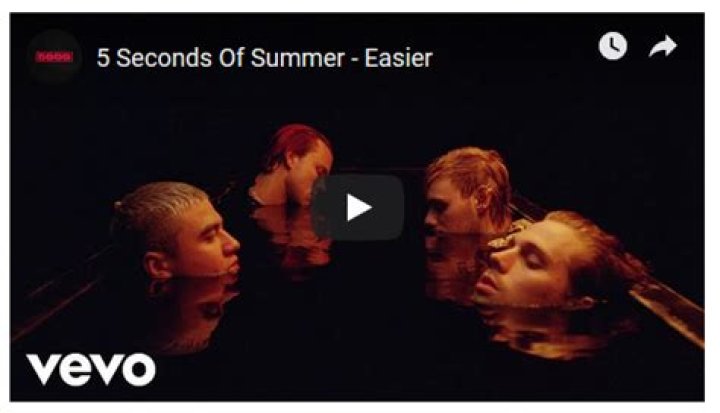 5SOS Easier video