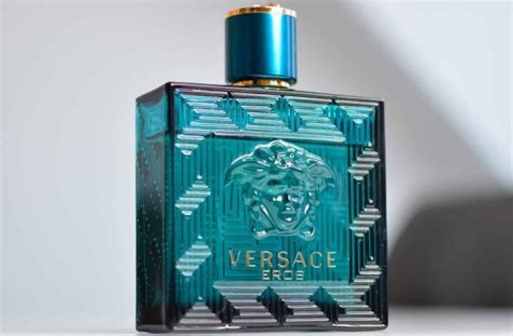 A bottle of Versace's Crystal Noir perfume.
