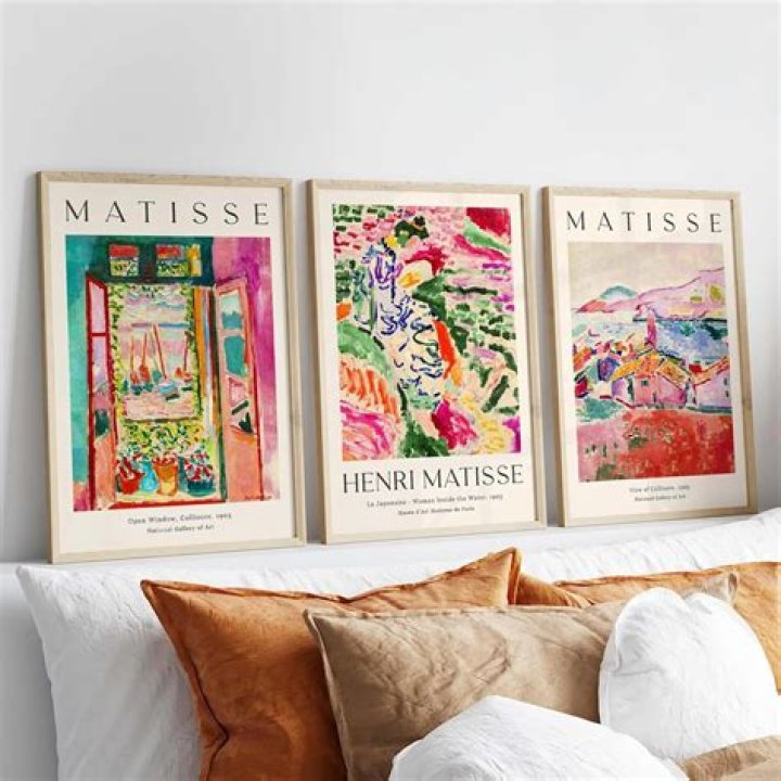 A set of Matisse prints.
