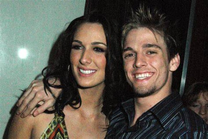 Aaron Carter With His Fiancee Melanie Martin