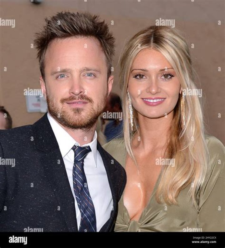 Aaron Paul and Lauren Parsekian Vanity Fair Oscar Party, Arrivals, Los Angeles, USA - 09 Feb 2020