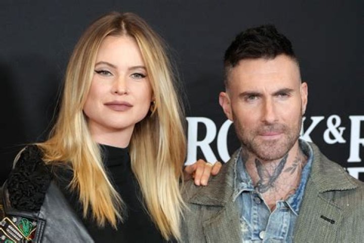 Adam Levine was spotted with his wife taking their children Trick or Treating on Halloween in their Los Angeles neighborhood. ***SPECIAL INSTRUCTIONS*** Please pixelate children's faces before publication.***. 31 Oct 2018 Pictured: Adam Levine takes his wife Behati Prinsloo and kids Trick or Treating on Halloween. Photo credit: ROMA / MEGA TheMegaAgency.com +1 888 505 6342 (Mega Agency TagID: MEGA300804_003.jpg) [Photo via Mega Agency]