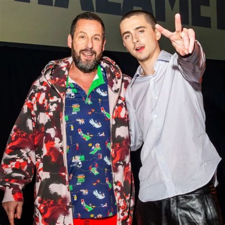 Adam Sandler and Timothee Chalamet seen at the basketball court on 6th Avenue in New York City Adam Sandler and Timothee Chalamet seen playing Basketball, New York, USA - 20 Jul 2023