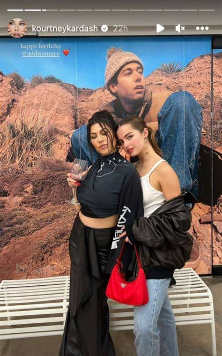 Addison Rae & Kourtney Kardashian