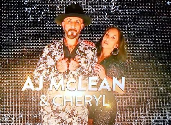 AJ McLean Cheryl Burke