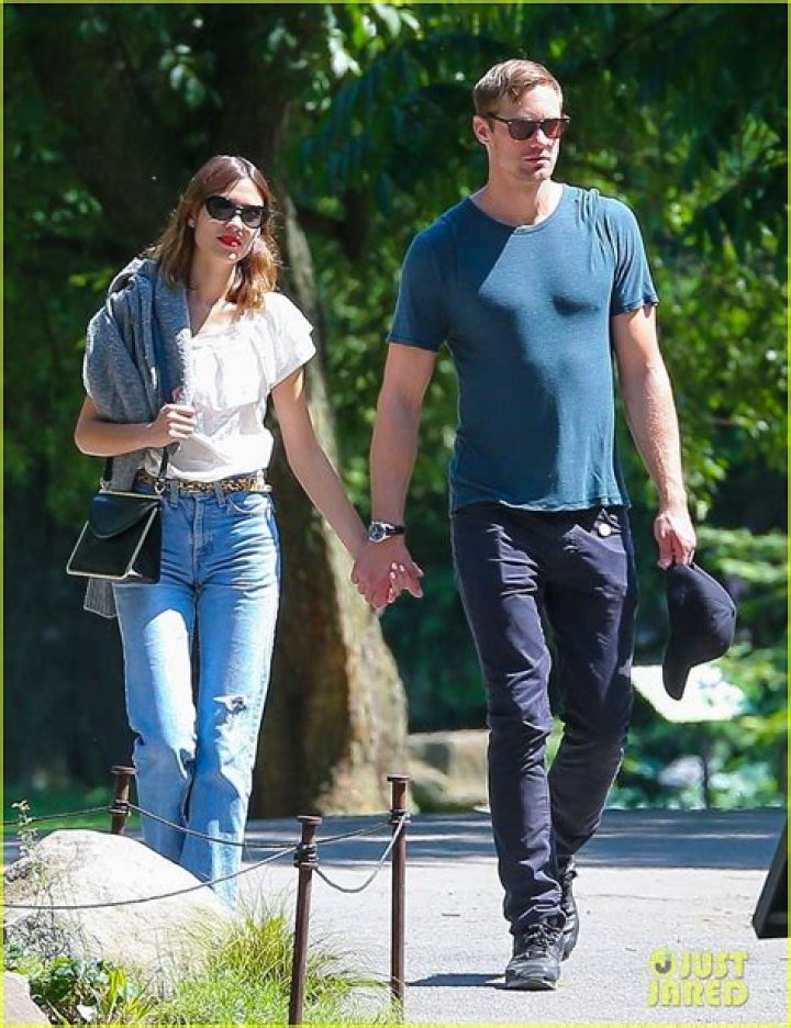 Alexander Skarsgard and Alexa Chung