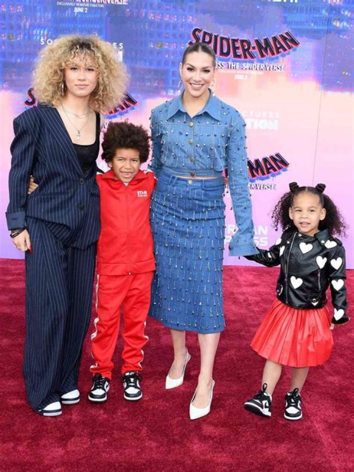 Allison Holker with kids, Weslie, Maddox and Zaia 'Spider-Man: Across The Universe' premiere, Regency Village Theatre, Los Angeles, CA, USA - 30 May 2023