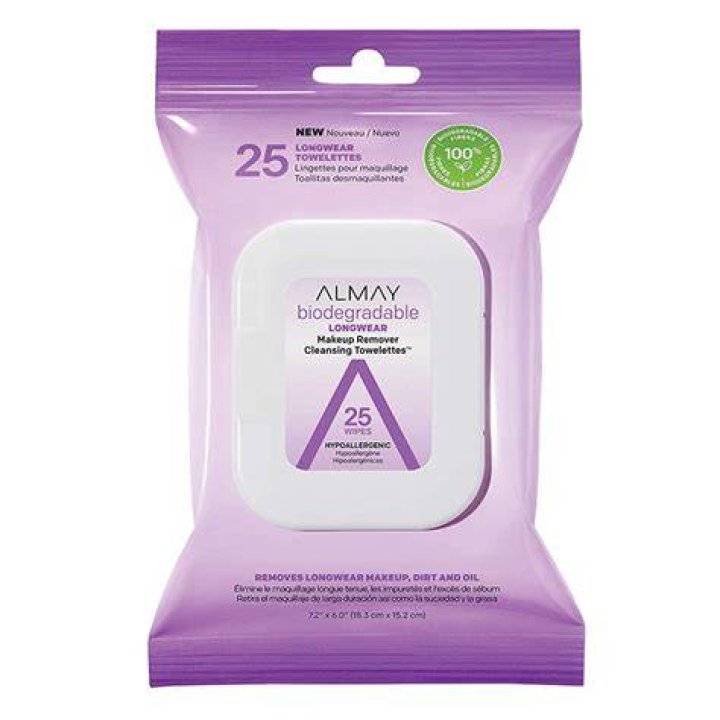 Almay Biodegradable Longwear Makeup Remover Cleansing Towelettes, $5.99, Ulta