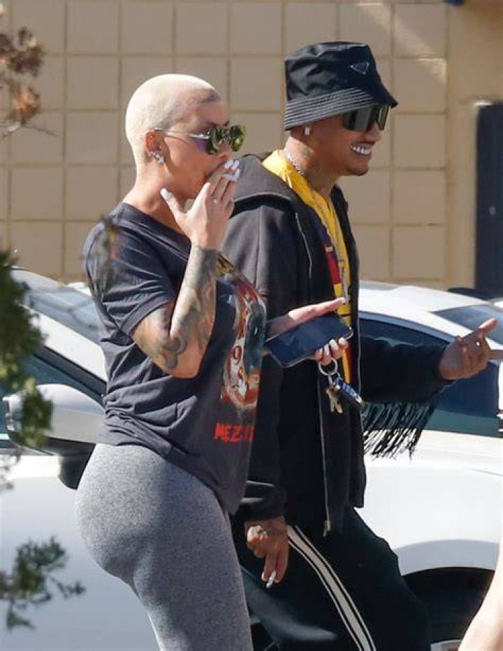 Amber Rose and Alexander Edwards Amber Rose and Alexander Edwards out and about, Los Angeles, USA - 25 Sep 2019