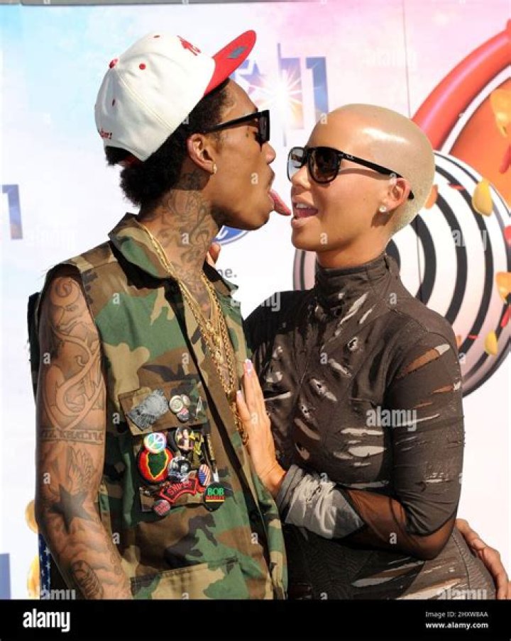 Amber Rose and Wiz Khalifa