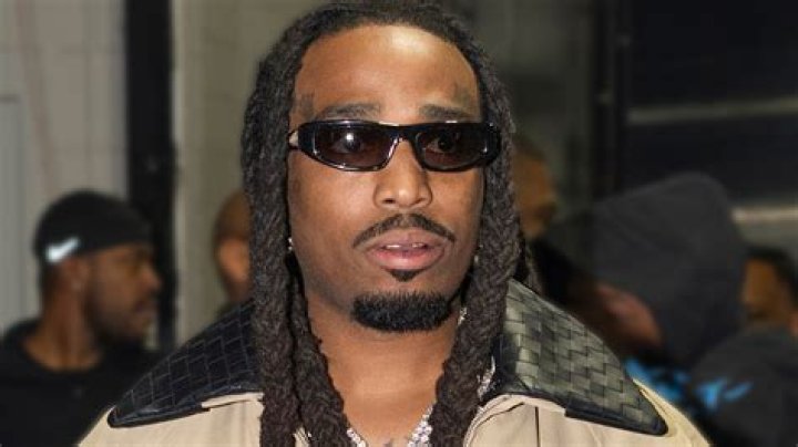 American rapper Quavo speaks ahead of Game 2 of a best-of-five National League Division Series between the Atlanta Braves and the St. Louis Cardinals, in Atlanta NLDS Cardinals Braves Baseball, Atlanta, USA - 04 Oct 2019