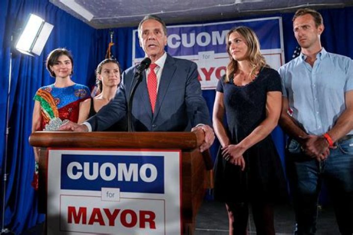 Andrew Cuomo & Michaela Cuomo walking
