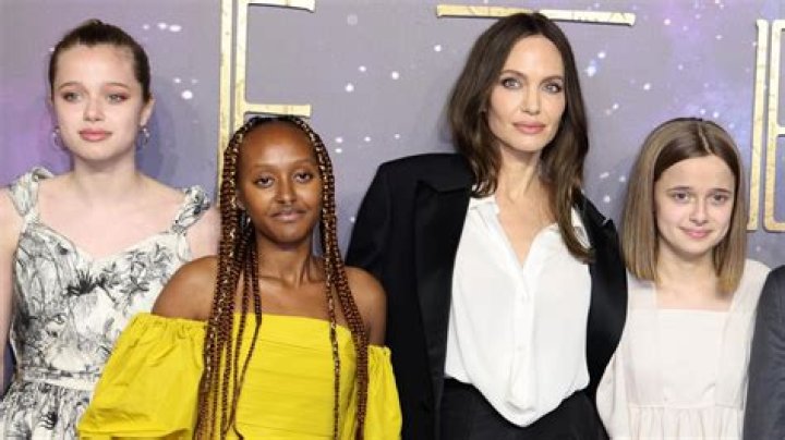 Angelina Jolie & Her Daughters Get Ice Cream in Rome