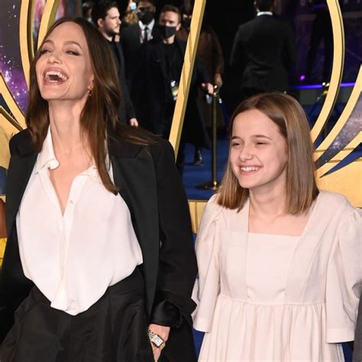 Angelina Jolie and Vivienne Jolie-Pitt 