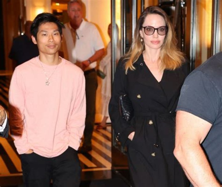 Angelina Jolie Heads to Dinner At Nobu With Pax