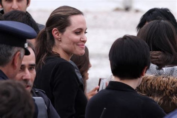 Angelina Jolie In Athens