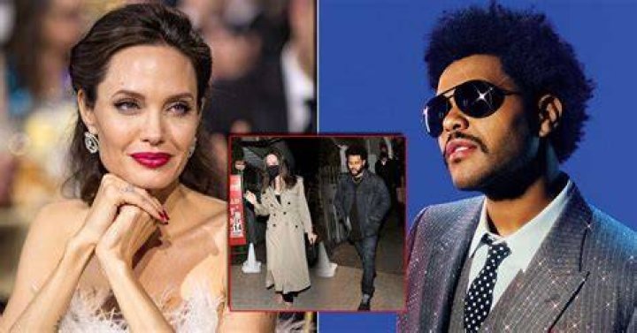 angelina jolie the weeknd