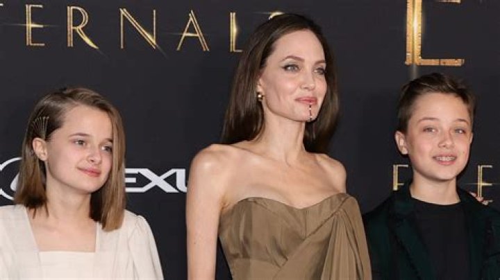 Angelina Jolie with daughters Knox Jolie-Pitt and Shiloh Jolie-Pitt16th Rome Film Festival, Red Carpet of movie 'Eternals', Rome, Italy - 24 Oct 2021