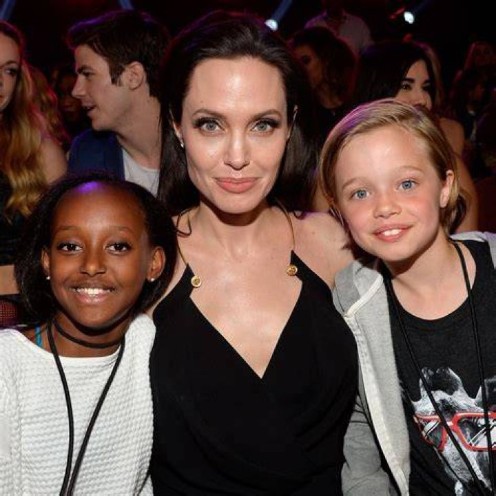 Angelina Jolie With Her Kids at the Airport