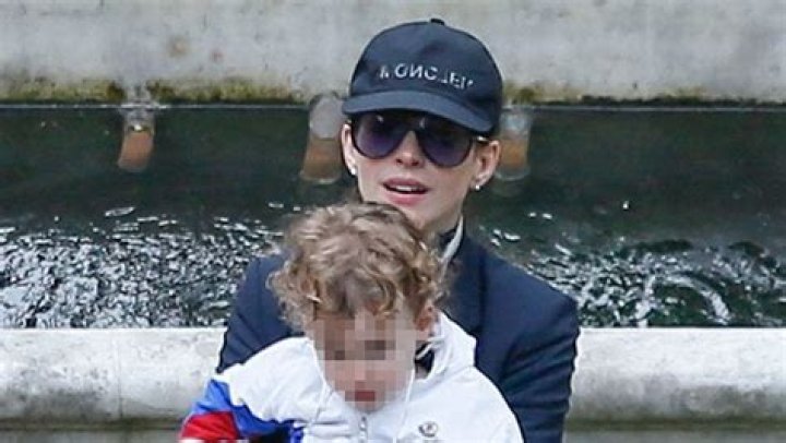 Anne Hathaway Holds Sweet Son Jack, 2, On Outing In Rome — Rare Photos