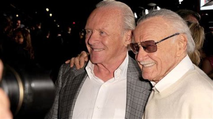 Anthony Hopkins & Stan Lee in Los Angeles