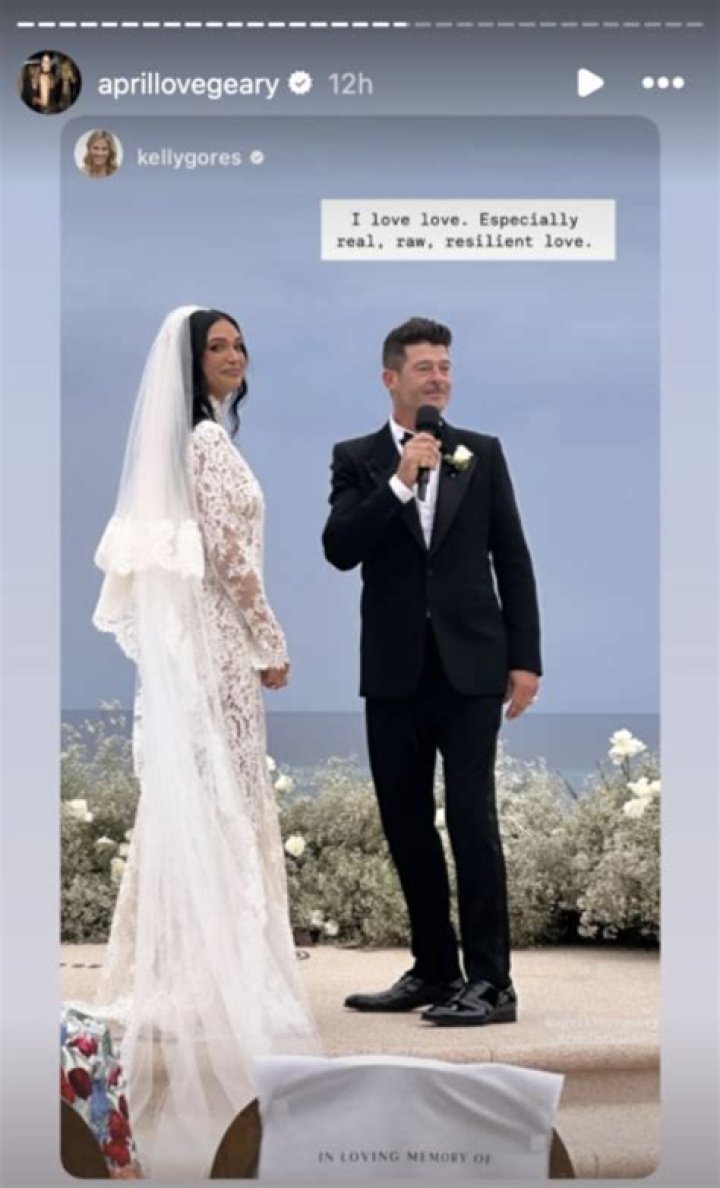 April Love Geary and Robin Thicke Monte Carlo Gala for the Global Ocean, Monaco - 26 Sep 2019