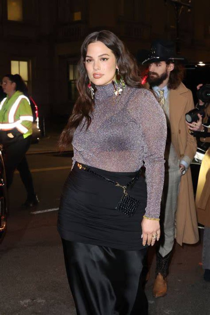 Ashley Graham at Tory Burch