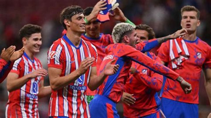 Atletico Madrid's Alvaro Morata, top, heads the ball past Real Madrid's Casemiro during the Spanish Super Cup Final soccer match between Real Madrid and Atletico Madrid at King Abdullah stadium in Jiddah, Saudi Arabia Saudi Spanish Super Cup Soccer, Jiddah, Saudi Arabia - 12 Jan 2020
