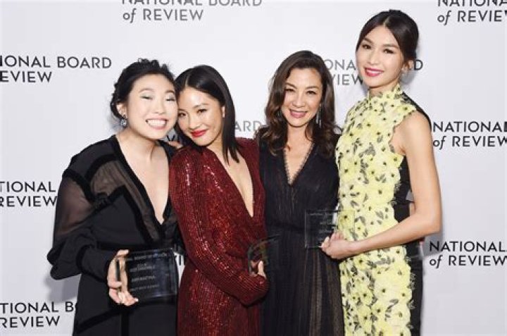 Awkwafina National Board of Review Awards Gala, Arrivals, New York, USA - 08 Jan 2019 Wearing Elie Saab