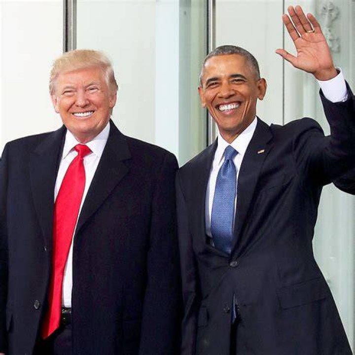 Barack Obama and Donald Trump