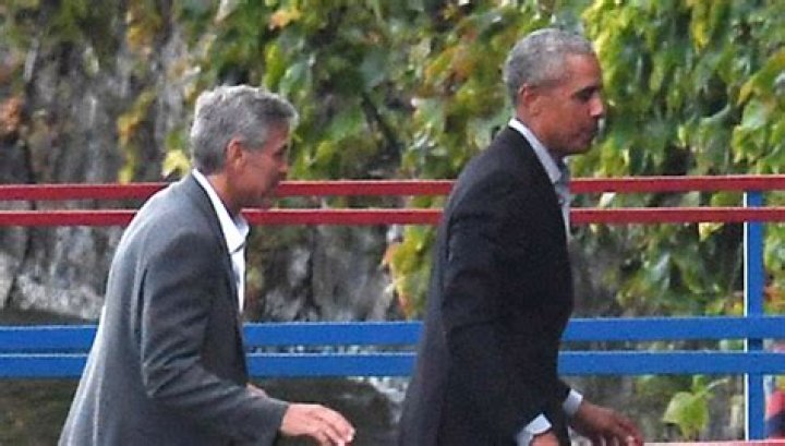 Barack Obama Joins George Clooney In Lake Como During Family Vacation – Pics