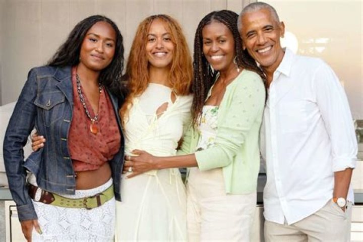 Barack Obama, Michelle Obama, Malia Obama, Sasha Obama President Barack Obama with first lady Michelle Obama and their daughters Malia, right, and Sasha walk on the tarmac to board Air Force One at Air Station Cape Cod in Mass., . Obama is returning from vacation rested and ready for a busy fall, including pressing Congress for money to protect against the Zika virus and fending off lawmakers' attacks over the administration's $400 million "leverage" payment to Iran Barack Obama and family return from vacation, Cape Cod, USA - 21 Aug 2016
