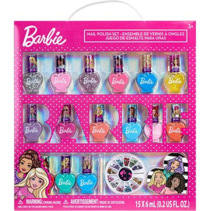 barbie nail polish