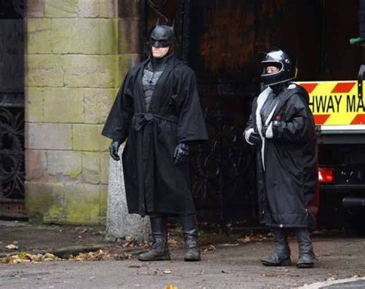 Batman filming - Liverpool. Colin Farrell during the filming of The Batman taking place in Liverpool. Picture date: Tuesday October 13, 2020. Photo credit should read: Peter Byrne/PA Wire URN:56024749 (Press Association via AP Images)
