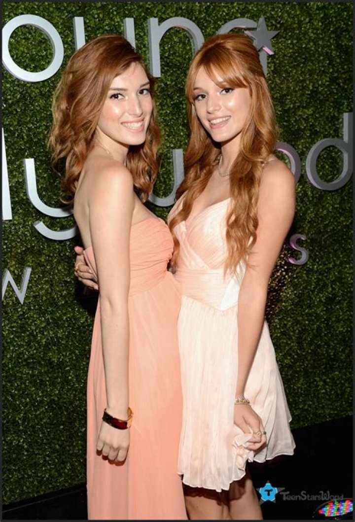 Bella and Dani Thorne in the water
