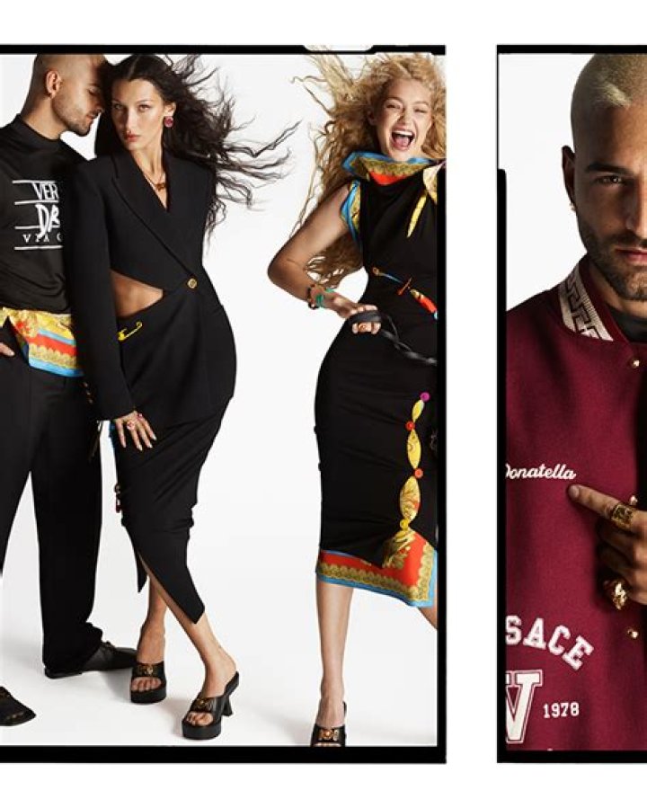 Bella & Gigi Hadid In Latex Dresses For Versace Campaign – Photos – Hollywood Life