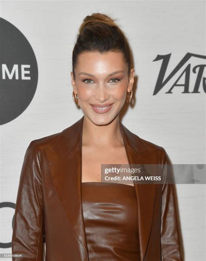 Bella Hadid attends Variety's Power of Women presented by Lifetime at Capriani Midtown on April 5, 2019 in New York CityVariety's Power of Women Presented by Lifetime, Arrivals, Cipriani 42nd St, New York, USA - 05 Apr 2019