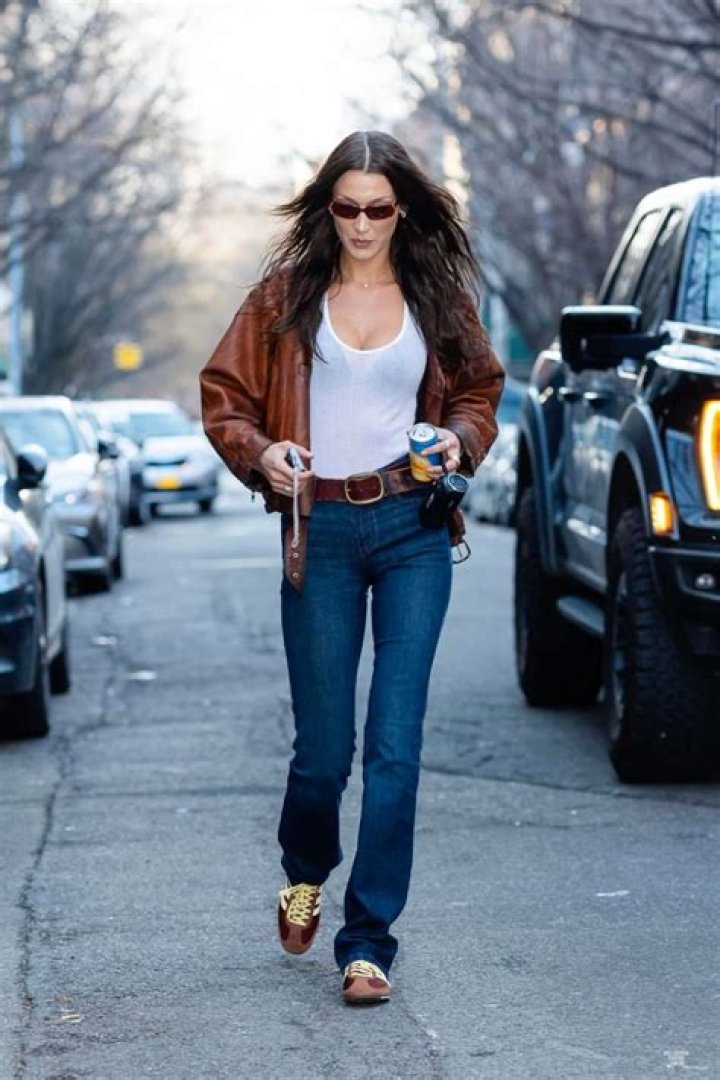 Bella Hadid Cuts A Clean Figure