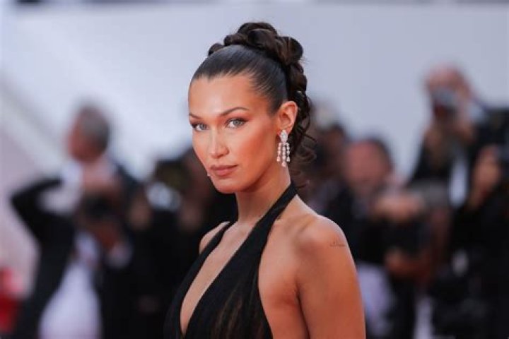 Bella Hadid Dior Beauty dinner, Inside, Spring Summer 2020, Paris Fashion Week, France - 24 Sep 2019 Wearing Dior Men Same Outfit as catwalk model *10311856q