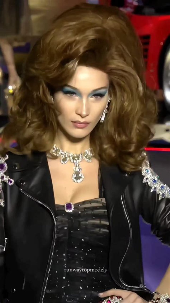 Bella Hadid For Moschino Fall Winter 2019