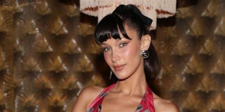 Bella Hadid Rocks Tiny Patchwork Bikini On Vacation With BF Marc Kalman
