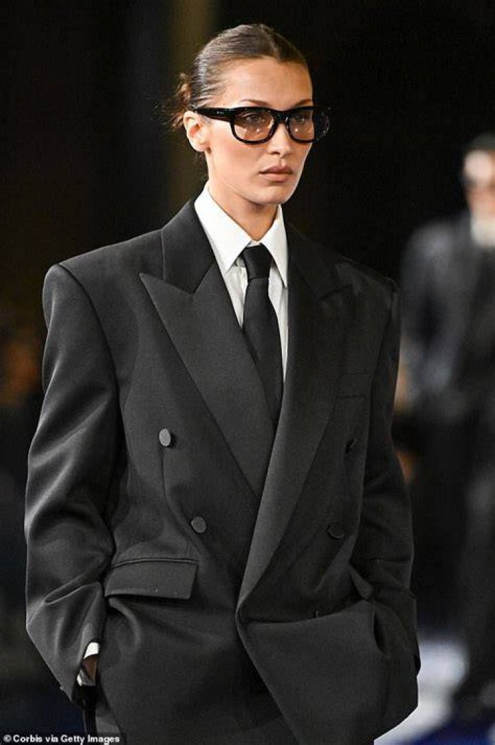 Bella Hadid walks for the Jean-Paul Gaultier Haute Couture Spring/Summer 2020 show