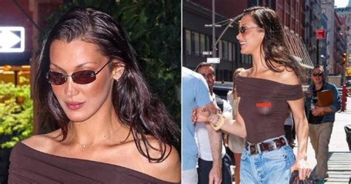 Bella Hadid Wears A Flirty Dress For Date With The Weeknd
