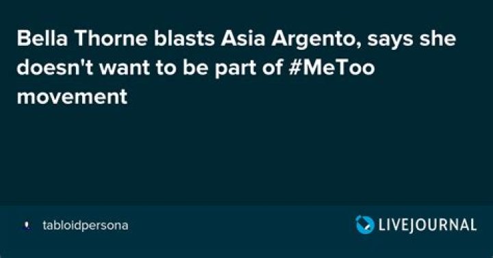 Bella Thorne Asia Argento