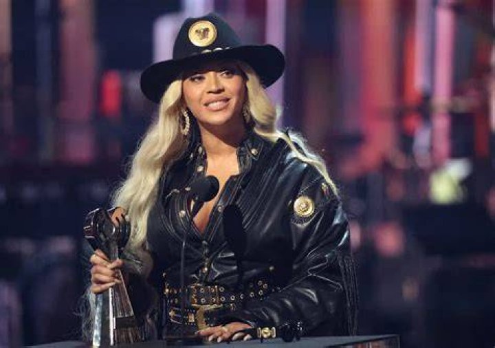Beyonc&eacute; accepts the Innovator Award at the 2024 iHeartRadio Music Awards held at the Dolby Theatre on April 1, 2024 in Los Angeles, California. (Photo by Michael Buckner/Billboard via Getty Images)