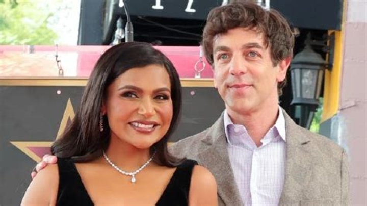 B.J. Novak, Mindy Kaling. B.J. Novak, left, Mindy Kaling arrive at the Vanity Fair Oscar Party, in Beverly Hills, Calif 90th Academy Awards - Vanity Fair Oscar Party, Beverly Hills, USA - 04 Mar 2018