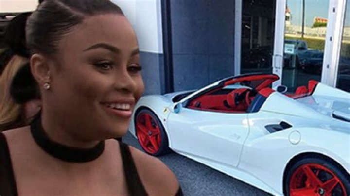 Blac Chyna Ferrari