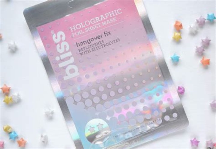 Bliss Hangover Fix Holographic Foil Sheet Mask